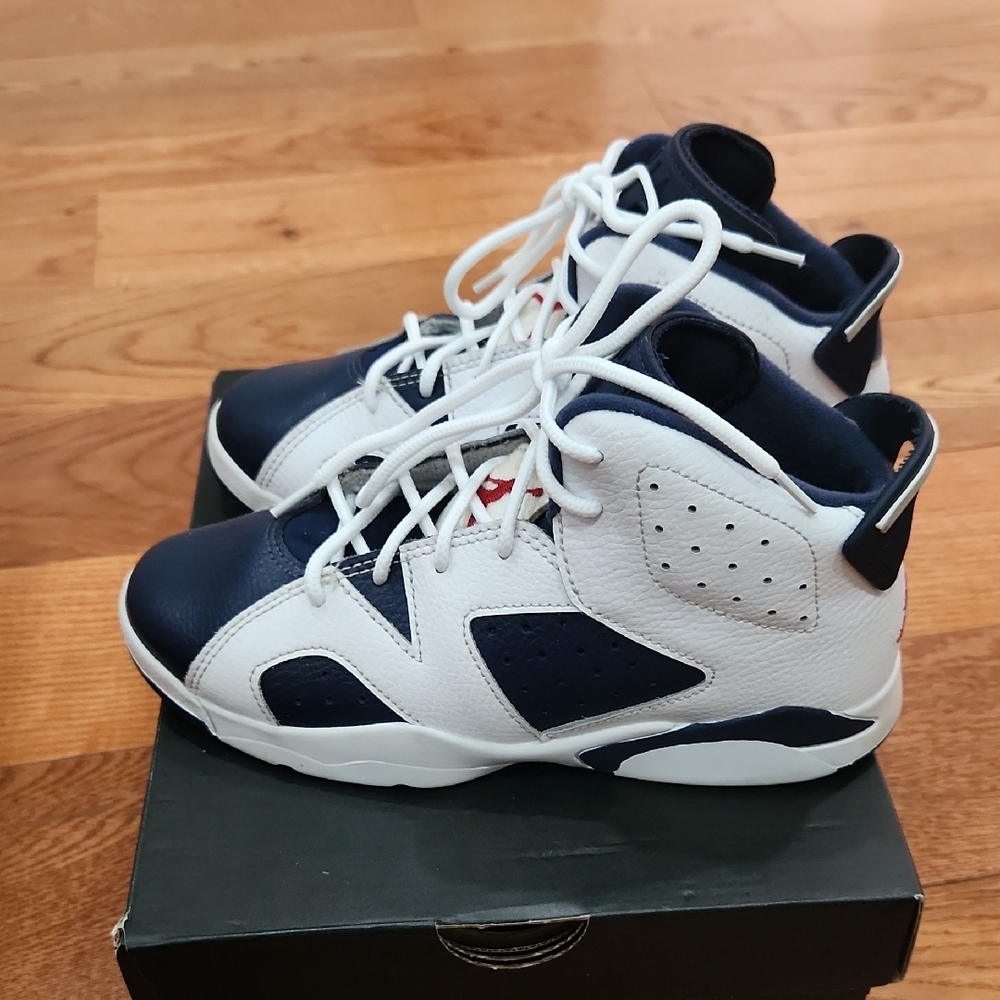 Jordan 6 Retro Dark Blue Kids Unisex Sneakers